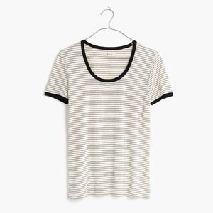Madewell Recycled Cotton Ringer Tee
